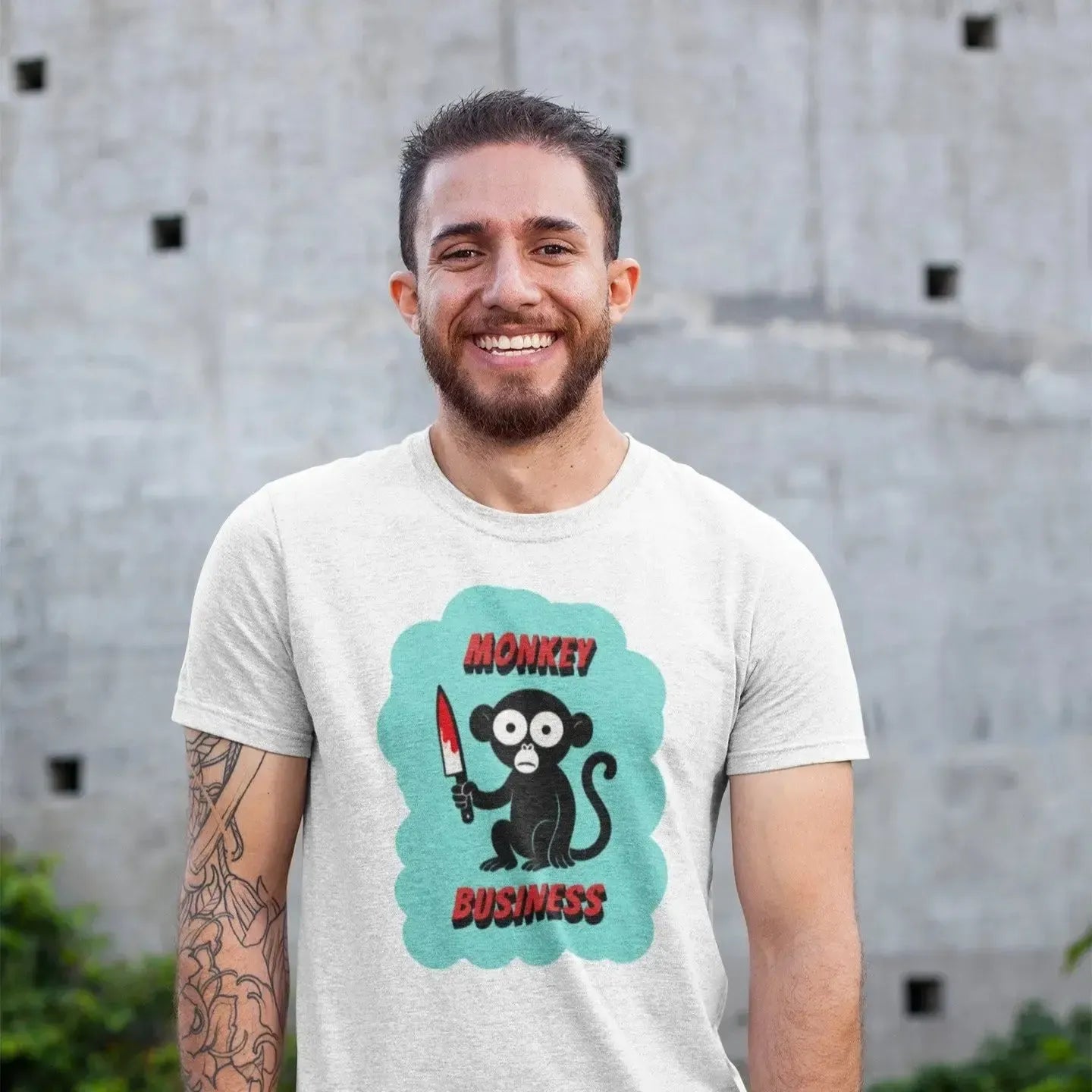 killer-monkey-minimalist-graphic-tee