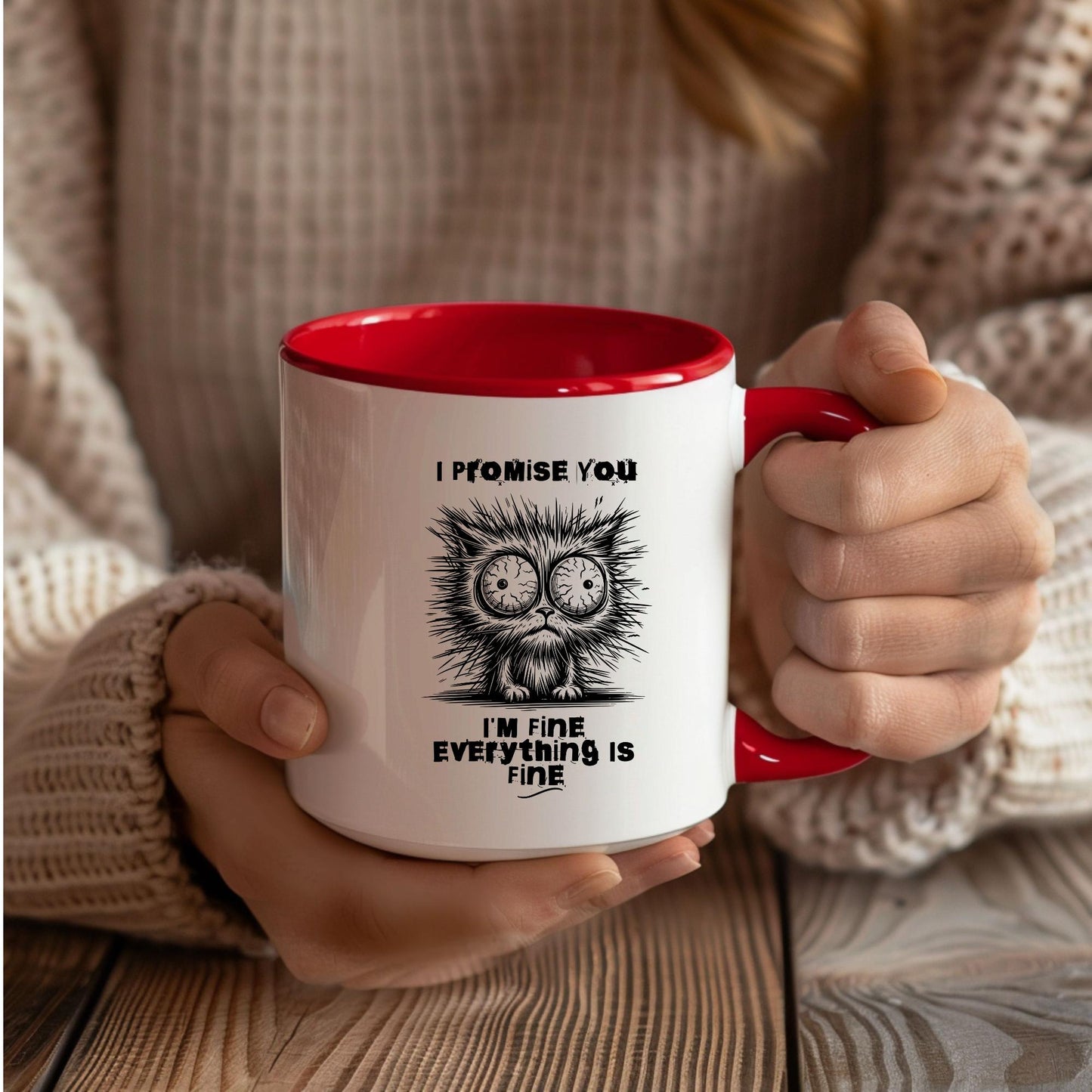 funny-i'm-fine-stressed-cute-cat-mug