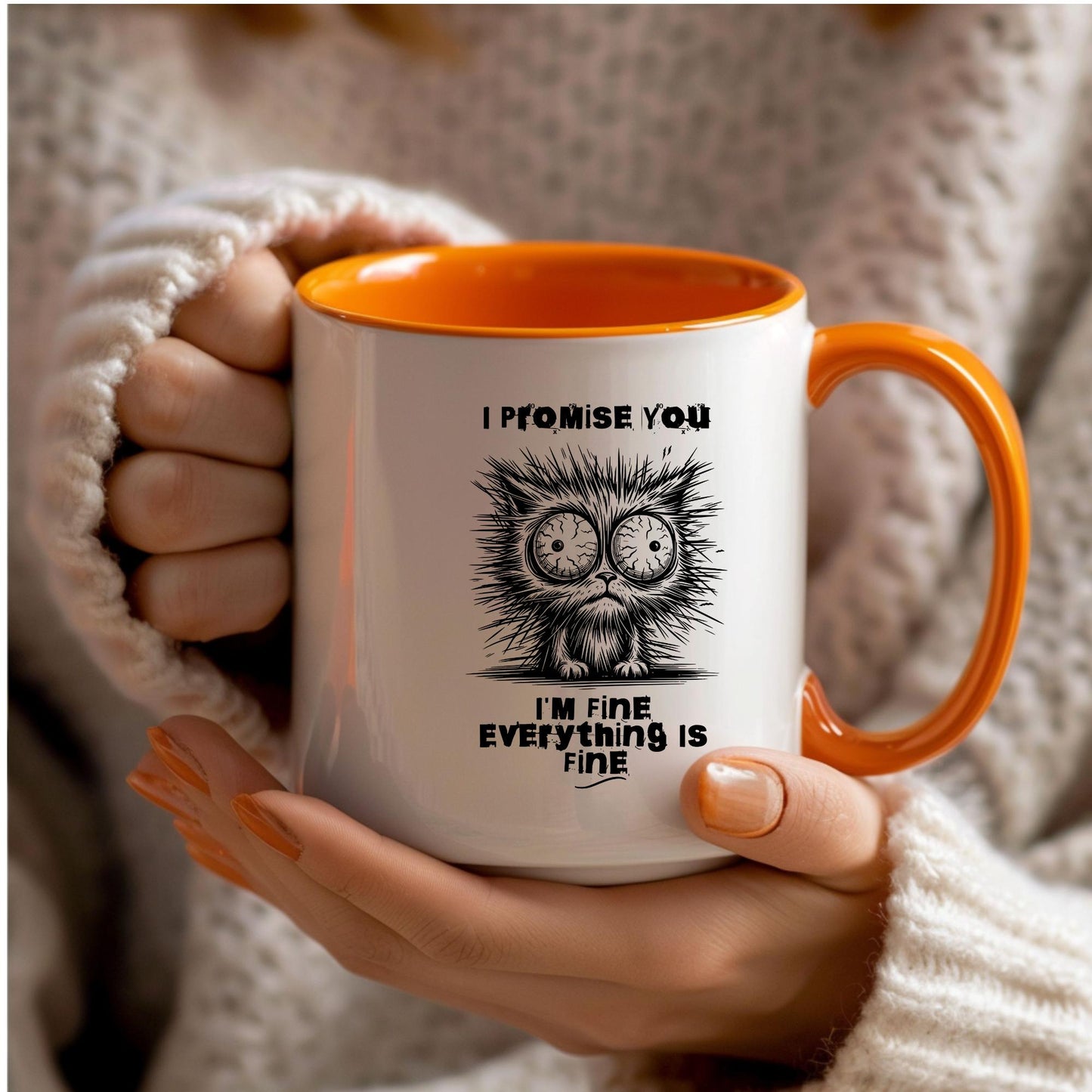 closeup2-sarcastic-i'm-fine-stressed-cute-cat-mug