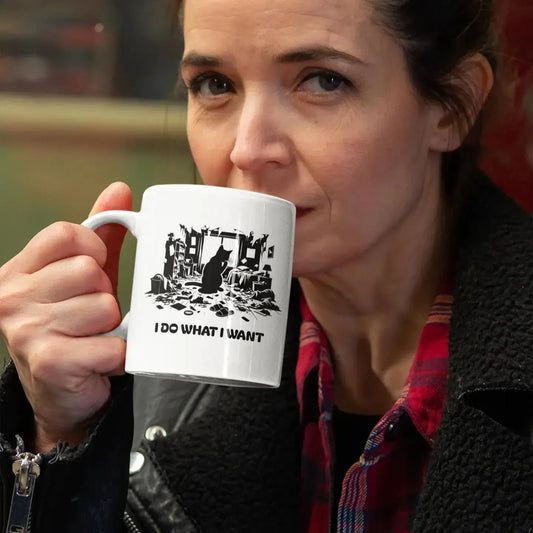 “Coffee. Because Cocaine Is Bad for You” Funny Quote Mug – Bold & Sarcastic Ceramic Coffee Cup