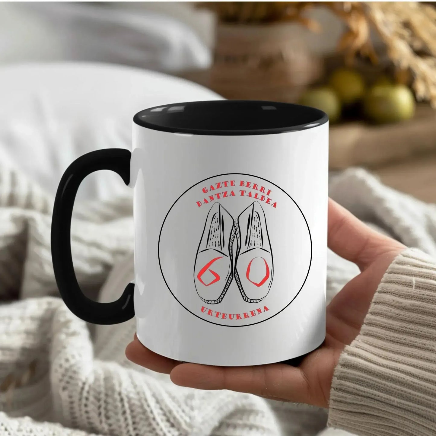 Gazte Berri Traditional Basque Dance Club Logo-Tasse