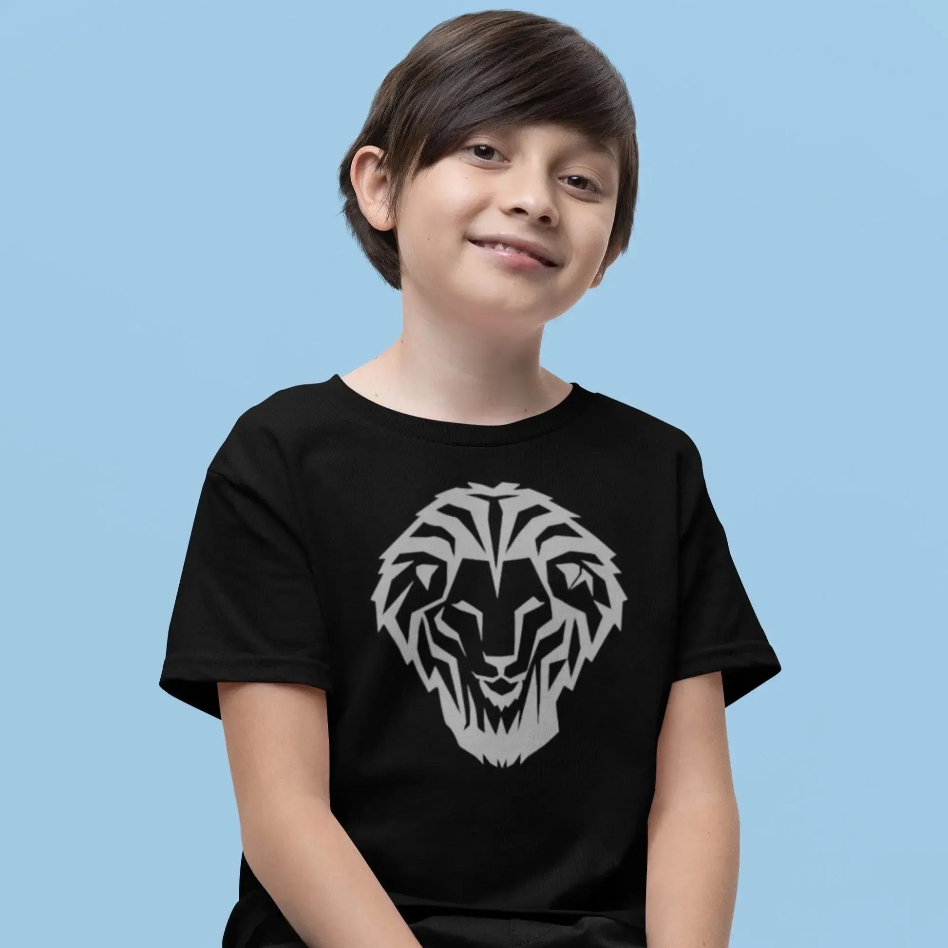 tribal-lion-head-shirt-for-kids-bold-african-style-black-tee