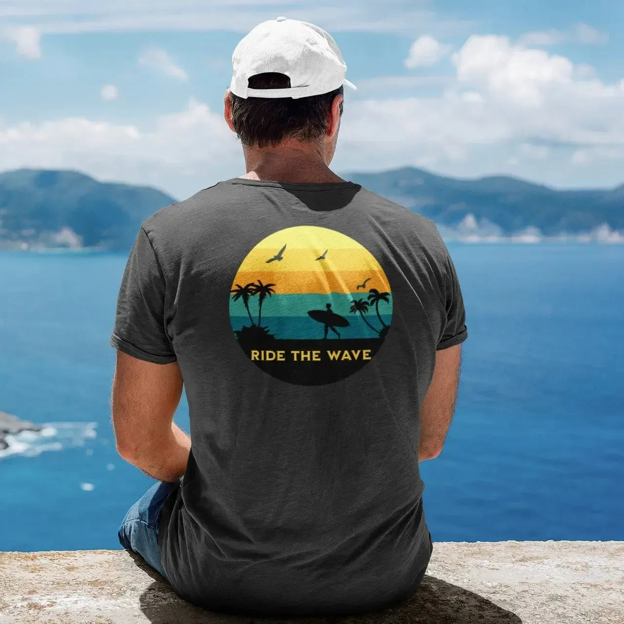silhouette-surfer-walking-under-tropical-sunset-tshirt