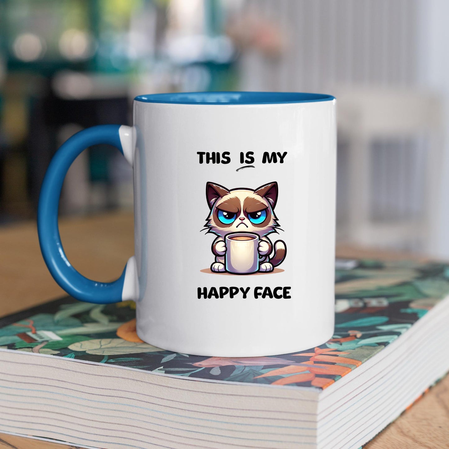 closeup-cute-cartoon-cat-coffee-mug