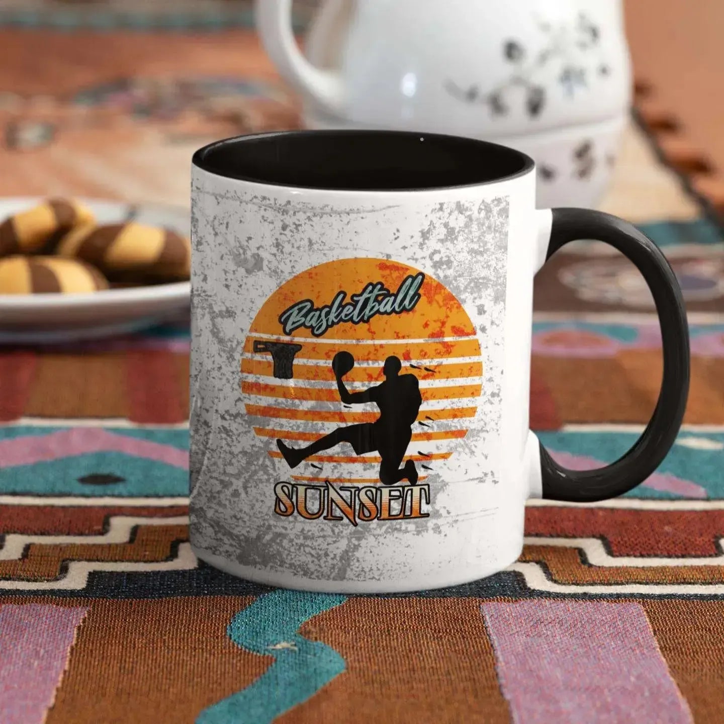 closeup-shadow-basketball-mug-on-coffee-table