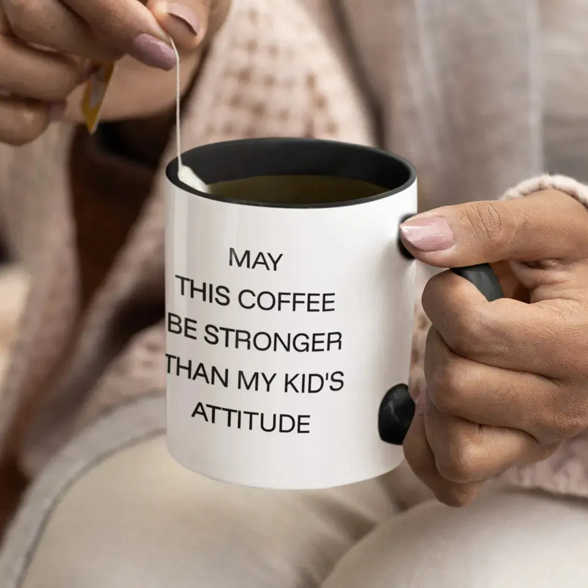 woman-drinking-tea-from-sarcastic-text-mug