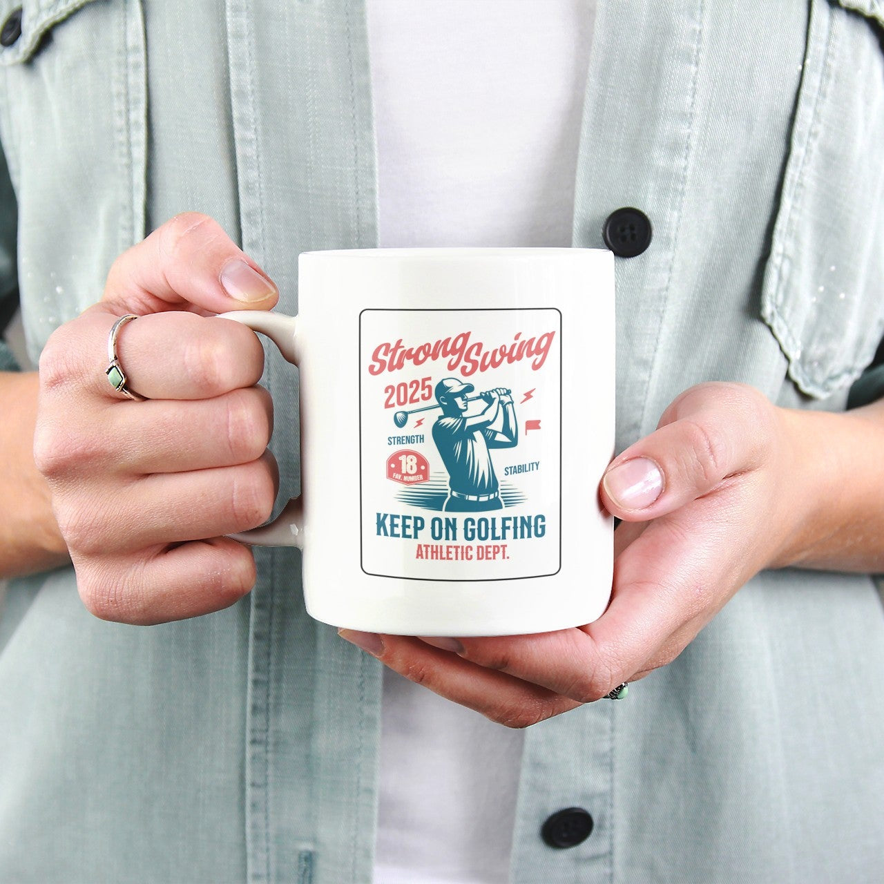 closeup-retro-golfer-strong-swing-mug
